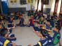 Gurukul observed bag less day for class VI to VIII with objective to enhance critical thinking, decision making skills, problem solving skills and creative skills. The activities the students carried out were related to creativity for enhancing various skills. The activities involved, debating, extempore skit, mime, dance, games, craft work, art work, robotic, brain games, science projects etc. 
