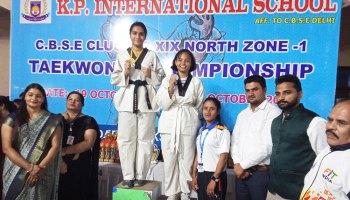 Cluster XIX North Zone-1 Taekwondo Championship organized by C.B.S.E