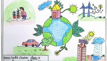 Poster Making Competition on World Environment Day (Topic- Ecosystem Restoration)