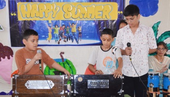 Glimpses of summer camp closing ceremony.