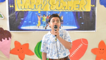 Glimpses of summer camp closing ceremony.