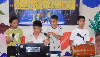 Glimpses of summer camp closing ceremony.
