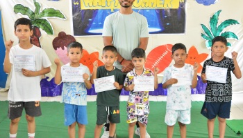 Glimpses of summer camp closing ceremony.