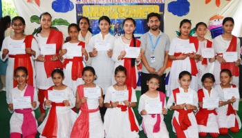 Glimpses of summer camp closing ceremony.