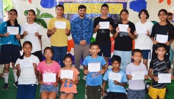 Glimpses of summer camp closing ceremony.