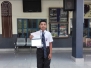Rahul Bhakuni of class VII(B) received Rs. 5,000 as a Cash Prize and Rs. 21,000 worth coupons for his outstanding performance in Global Olympiad awarded by Global Olympiad Federation, Gurukul family congratulates him for this achievement.