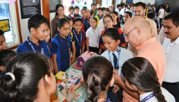Mr. Sanjiv Pandey, a former civil servant, conducted a workshop / career counseling on 26.07.2025 for senior students.