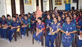 Mr. Sanjiv Pandey, a former civil servant, conducted a workshop / career counseling on 26.07.2025 for senior students.