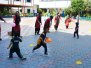 On the occasion of National Sports Day, which commemorates the contribution of sporting legends like Major Dhyan Chand and numerous other sportspersons who brought glory to the nation, the school organized the following activities: 1- Fun races for small kids, 2- Yoga performance, 3- Speech contest.