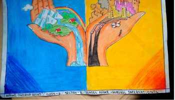 Painting Competition on World Environment Day (Topic- Ecosystem Restoration)