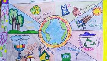 Painting Competition on World Environment Day (Topic- Ecosystem Restoration)