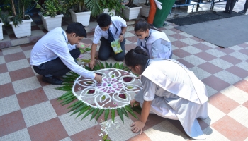 RANGOLI COMPETITION HELD ON 02 SEP, 2019