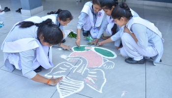 RANGOLI COMPETITION HELD ON 02 SEP, 2019
