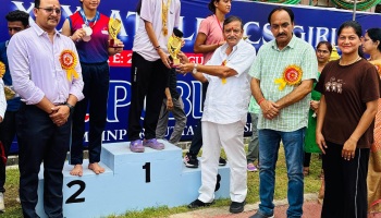 Sanjana Bisht bagged Gold medal in Cluster XIX North Zone-1 (400 m Race – Under 17) Athletics Championship organized by C.B.S.E