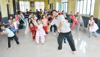 Summer Camp begins at Gurukul International School.