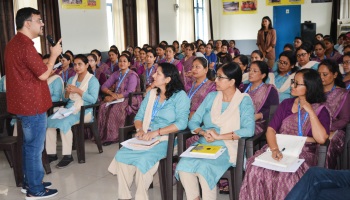 An empowering Teachers' Training Session was held at Gurukul International School, led by the dynamic team of Twin Win—pioneers in personality development and education transformation.