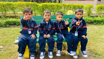 Tiny Tots of Gurukul are in Sanjay Van