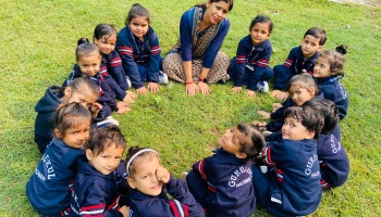 Tiny Tots of Gurukul are in Sanjay Van