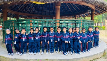 Tiny Tots of Gurukul are in Sanjay Van